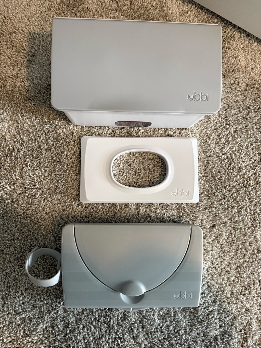 Ubbi Baby Wipe Dispenser Set